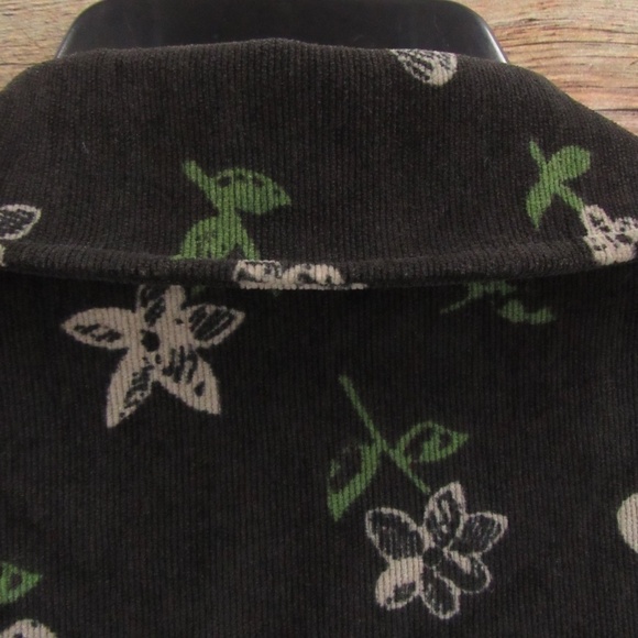 Charcoal Gray Soft Ribbed Asymmetrical Motto Jacket  S/M - Picture 11 of 16